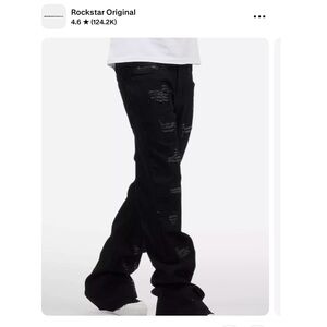 Rockstar Original Kids Black Jeans